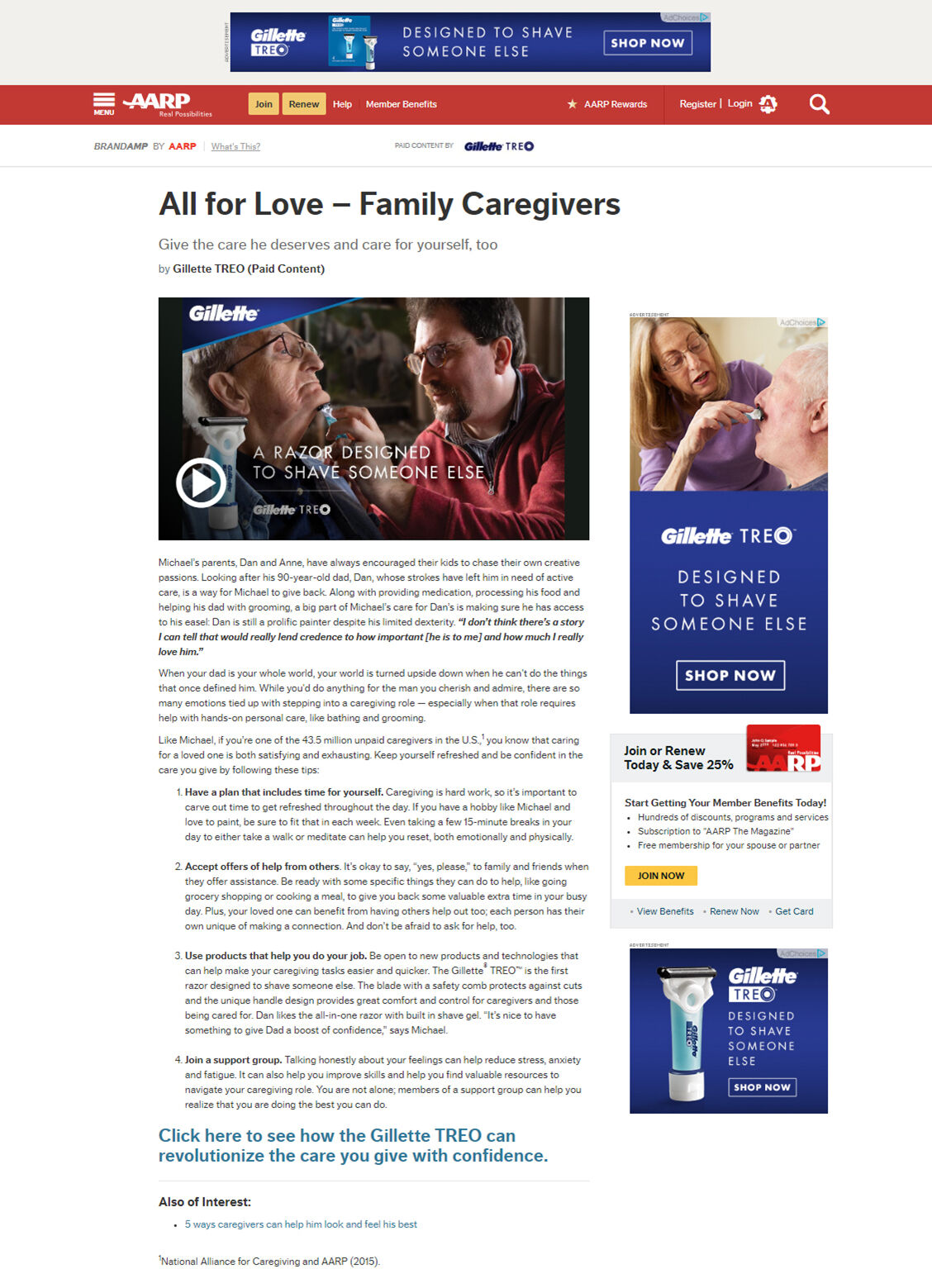All for Love Family Caregivers Desktop